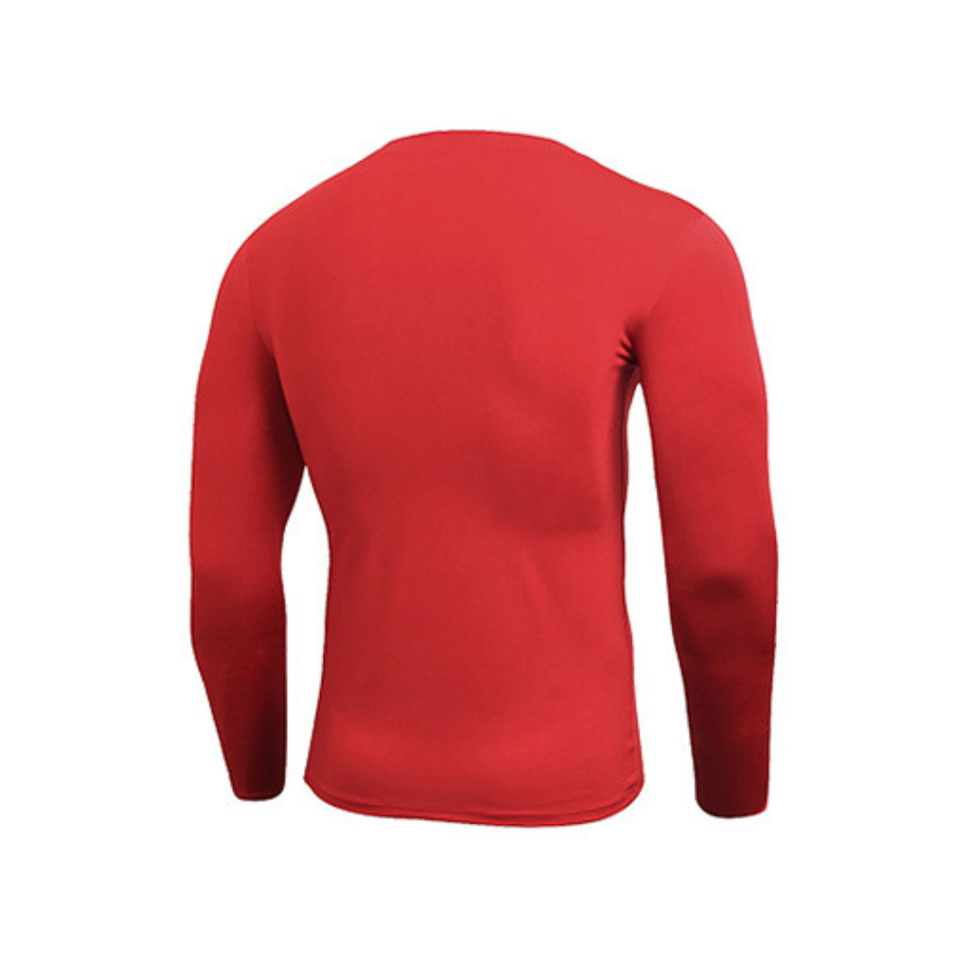 Podmajica z dolgimi rokavi - Rdeča