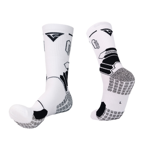 Protizdrsne nogavice PREMIUM GRIP - Bele