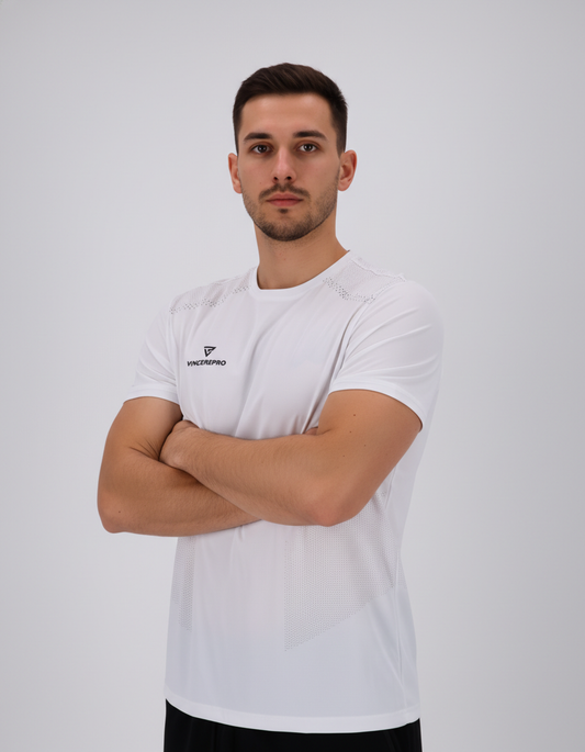 Tekaška kratka majica Bela