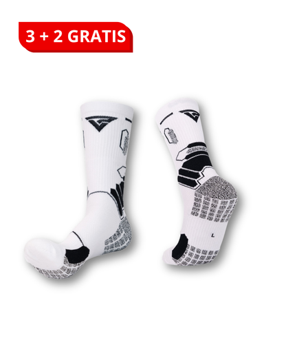 Protizdrsne nogavice PREMIUM GRIP - Bele