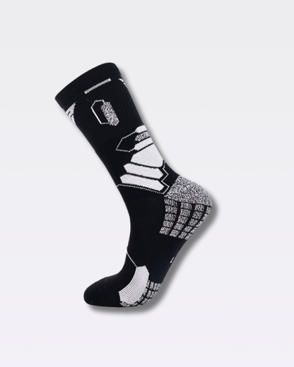 Protizdrsne nogavice PREMIUM GRIP - Črne