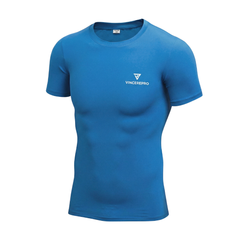 Podmajica s kratkimi rokavi - Modra