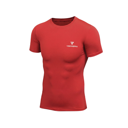 Podmajica s kratkimi rokavi - Rdeca