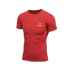 Podmajica s kratkimi rokavi - Rdeca