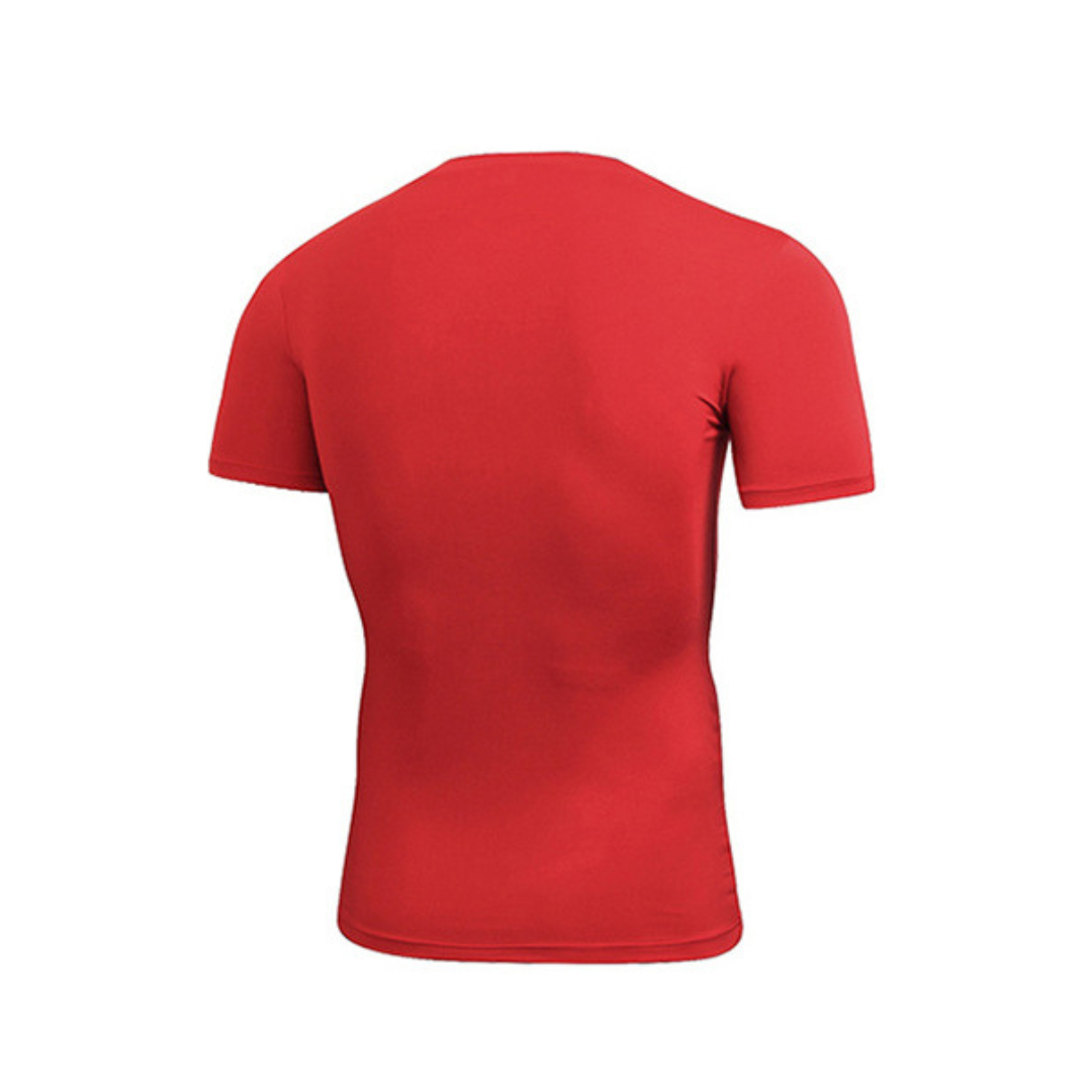 Podmajica s kratkimi rokavi - Rdeca