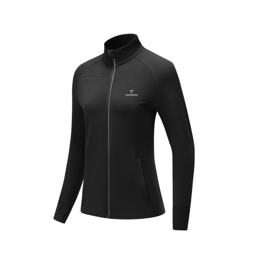 Ženski pulover z zadrgo Izy - Črna