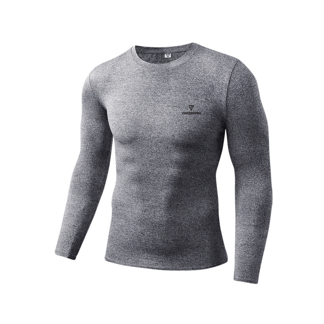 Podmajica z dolgimi rokavi - Siva