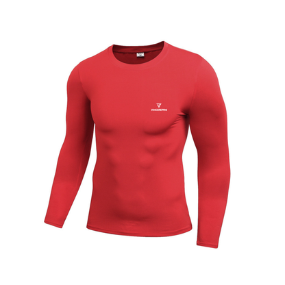 Podmajica z dolgimi rokavi - Rdeča
