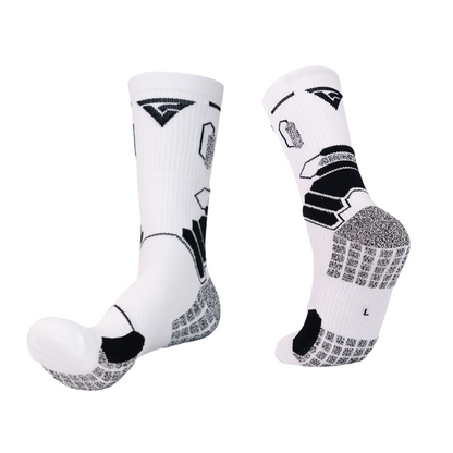 Protizdrsne nogavice PREMIUM GRIP - Bele