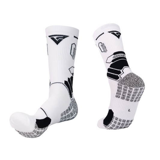 Protizdrsne nogavice PREMIUM GRIP - Bele