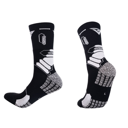 Protizdrsne nogavice PREMIUM GRIP - Črne