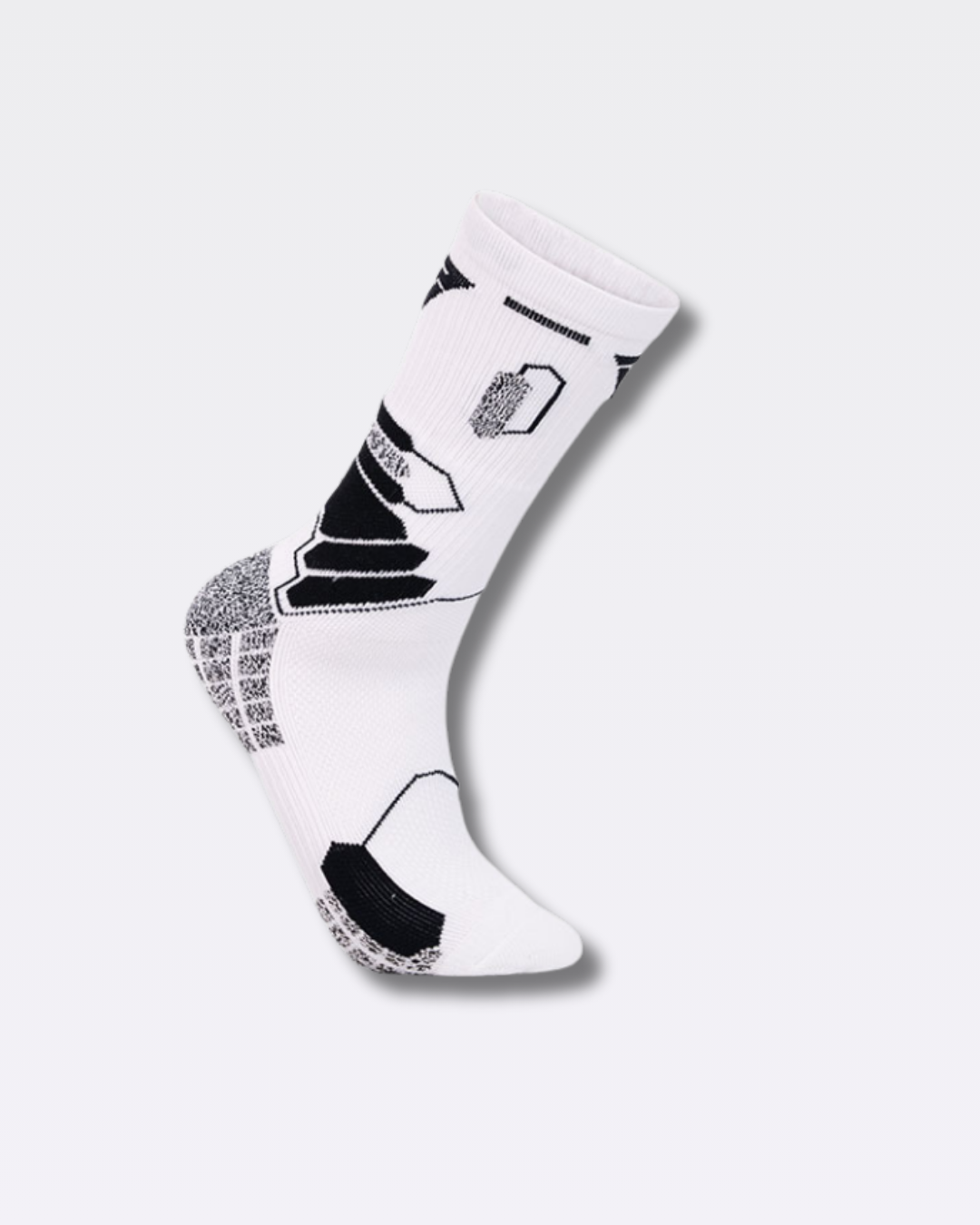 VincerePro protizdrsne nogavice PREMIUM GRIP bele za stabilnost in oprijem