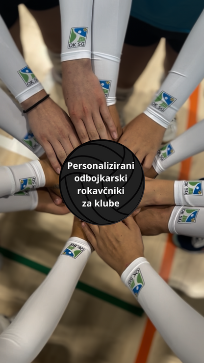 Rokavčniki za odbojko - Beli